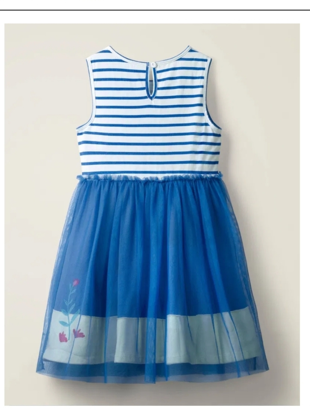 Mini Boden Tulle Mermaid Applique Dress sz 6/7 - Picture 3 of 9